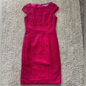 Antonio Melani Fuchsia Lace Dress